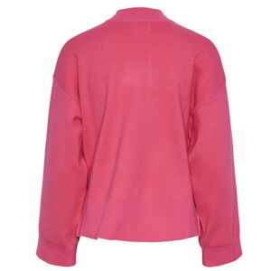Pieces Fenda Pink High Neck Knitted Pullover